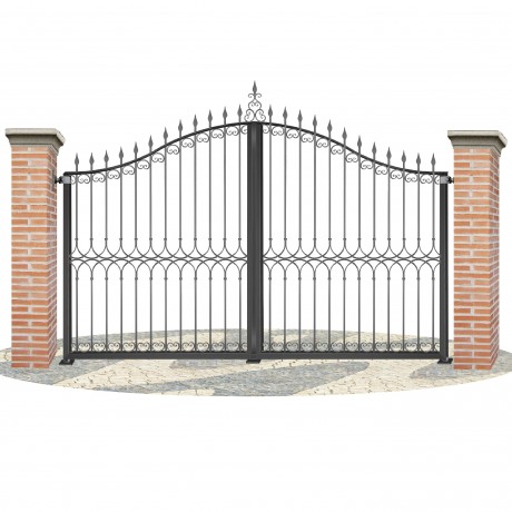 Puertas de Vallas en hierro forjado PV0025