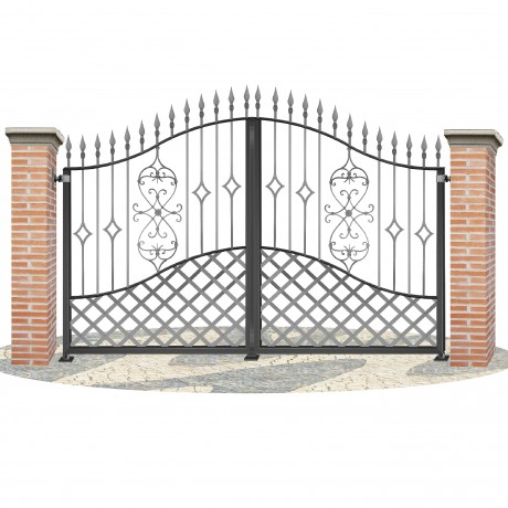 Puertas de Vallas en hierro forjado PV0026