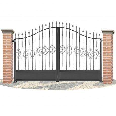 Puertas de Vallas en hierro forjado PV0027