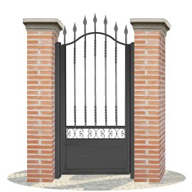 Puertas de Vallas en hierro forjado PV0028