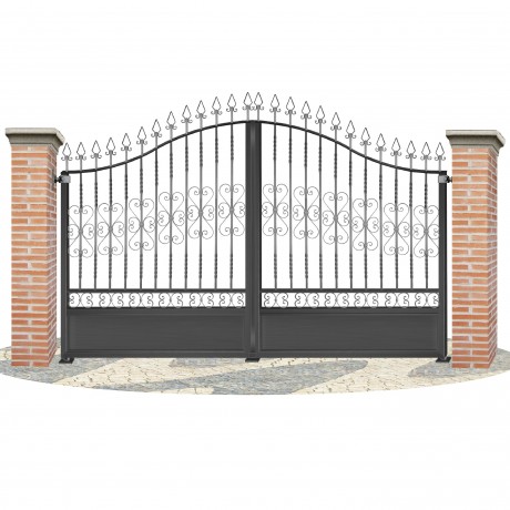 Puertas de Vallas en hierro forjado PV0029