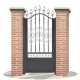 Fences doors wrought iron PV0029