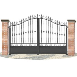 Puertas de Vallas en hierro forjado PV0030