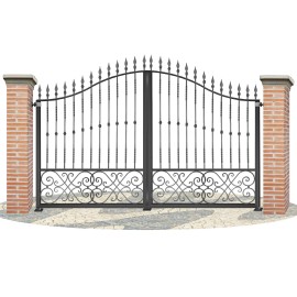 Puertas de Vallas en hierro forjado PV0031