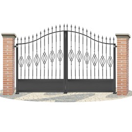 Puertas de Vallas en hierro forjado PV0033