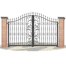 Puertas de Vallas en hierro forjado PV0034