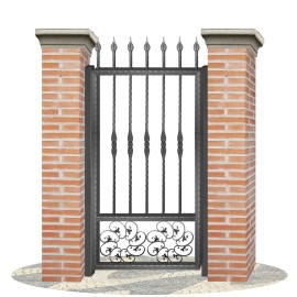 Puertas de Vallas en hierro forjado PV0035