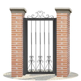 Puertas de Vallas en hierro forjado PV0036