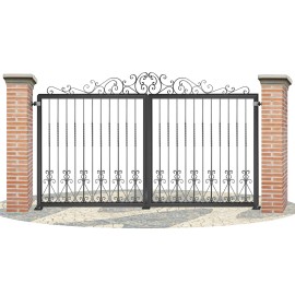 Fences doors wrought iron PV0036
