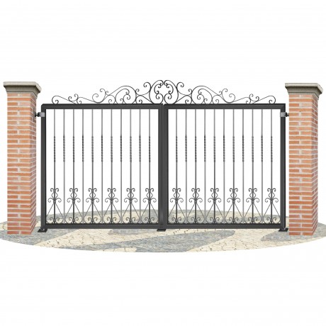 Puertas de Vallas en hierro forjado PV0036