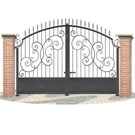 Fences doors wrought iron PV0039