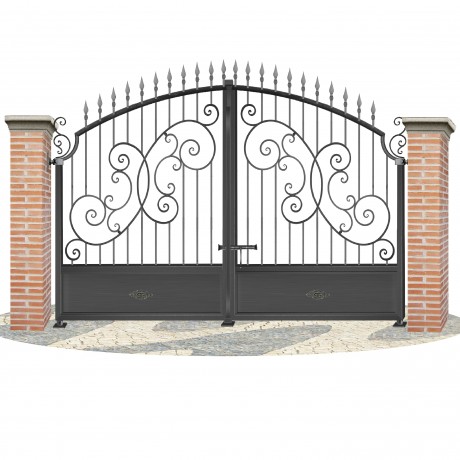 Puertas de Vallas en hierro forjado PV0039