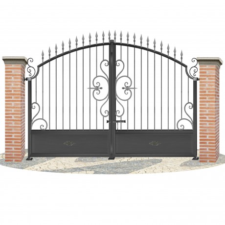 Puertas de Vallas en hierro forjado PV0038