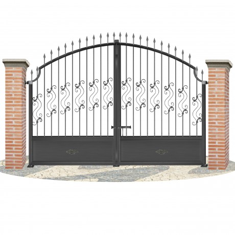 Puertas de Vallas en hierro forjado PV0042