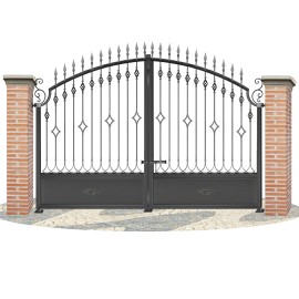 Puertas de Vallas en hierro forjado PV0043