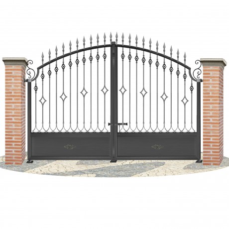 Fences doors wrought iron PV0043