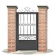 Fences doors wrought iron PV0045