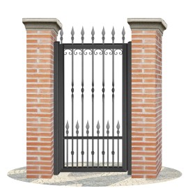 Puertas de Vallas en hierro forjado PV0046