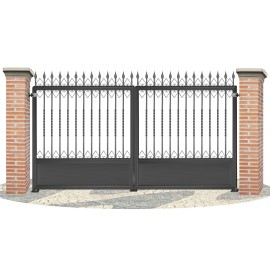 Puertas de Vallas en hierro forjado PV0047