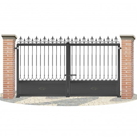 Fences doors wrought iron PV0048