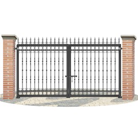 Puertas de Vallas en hierro forjado PV0049