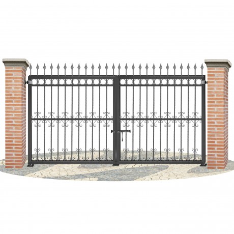 Puertas de Vallas en hierro forjado PV0050