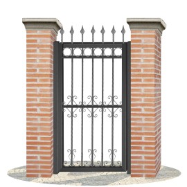 Puertas de Vallas en hierro forjado PV0050