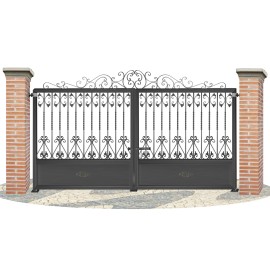 Fences doors wrought iron PV0053