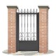 Puertas de Vallas en hierro forjado PV0055