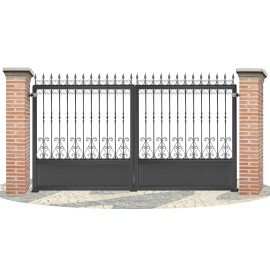 Puertas de Vallas en hierro forjado PV0055