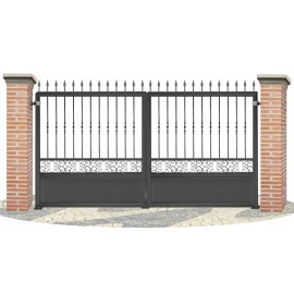 Puertas de Vallas en hierro forjado PV0056