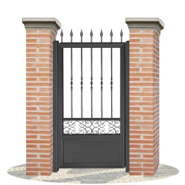Puertas de Vallas en hierro forjado PV0056