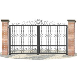 Puertas de Vallas en hierro forjado PV0059