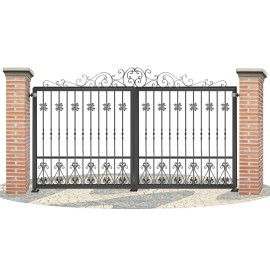 Puertas de Vallas en hierro forjado PV0061