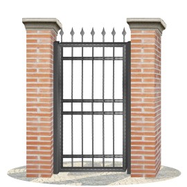 Puertas de Vallas en hierro forjado PV0068