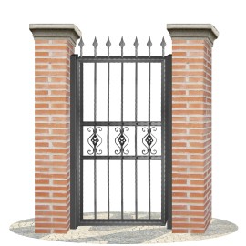 Puertas de Vallas en hierro forjado PV0069