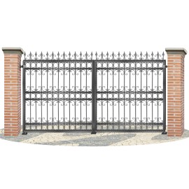 Puertas de Vallas en hierro forjado PV0071