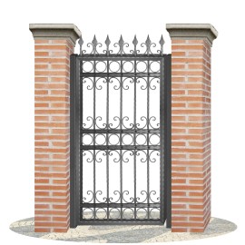 Puertas de Vallas en hierro forjado PV0071