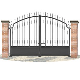 Puertas de Vallas en hierro forjado PV0073