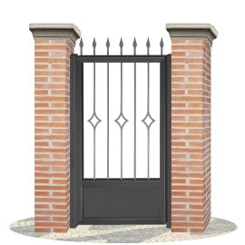 Puertas de Vallas en hierro forjado PV0074