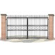 Portes de clôture en fer forgé PV0075