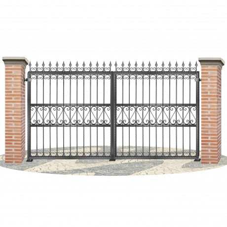 Puertas de Vallas en hierro forjado PV0075