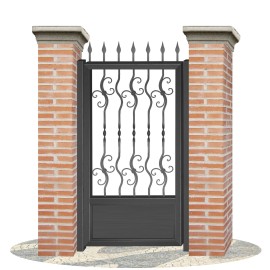 Puertas de Vallas en hierro forjado PV0062