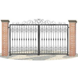 Puertas de Vallas en hierro forjado PV0065