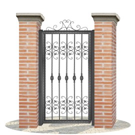 Puertas de Vallas en hierro forjado PV0065