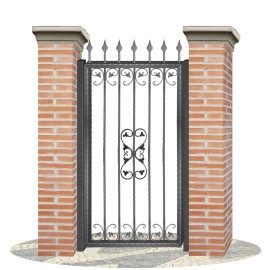 Puertas de Vallas en hierro forjado PV0066