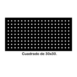 Perforated iron plate 409-07