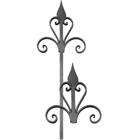 Wrought iron spears 450-14