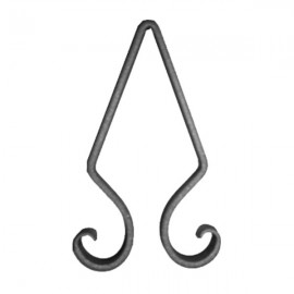 Wrought iron spears 450-16