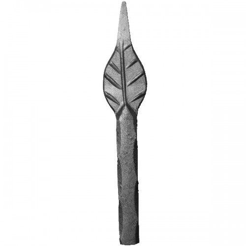 Wrought iron pierced spear 451-01